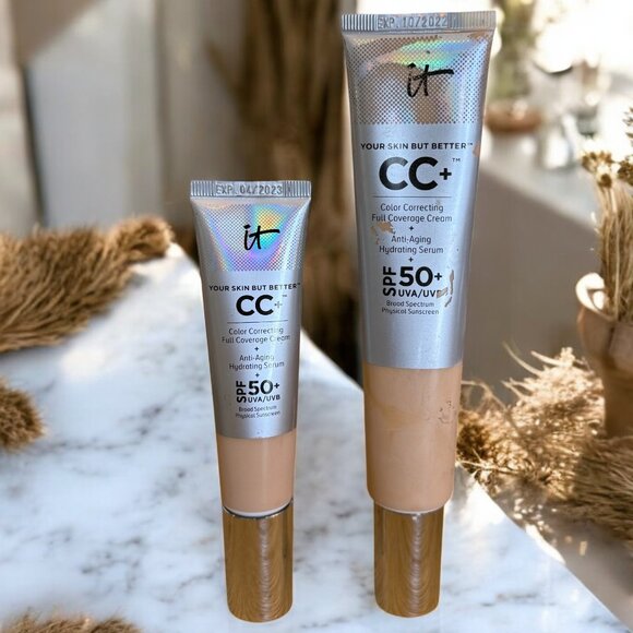 IT Cosmetics CC+ Foundation Cream X2 with SPF 50+ Light Shade - Picture 5 of 6